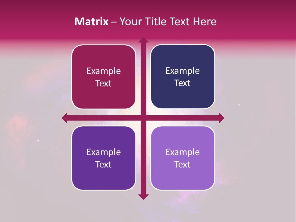 Violet Orbit Purple PowerPoint Template