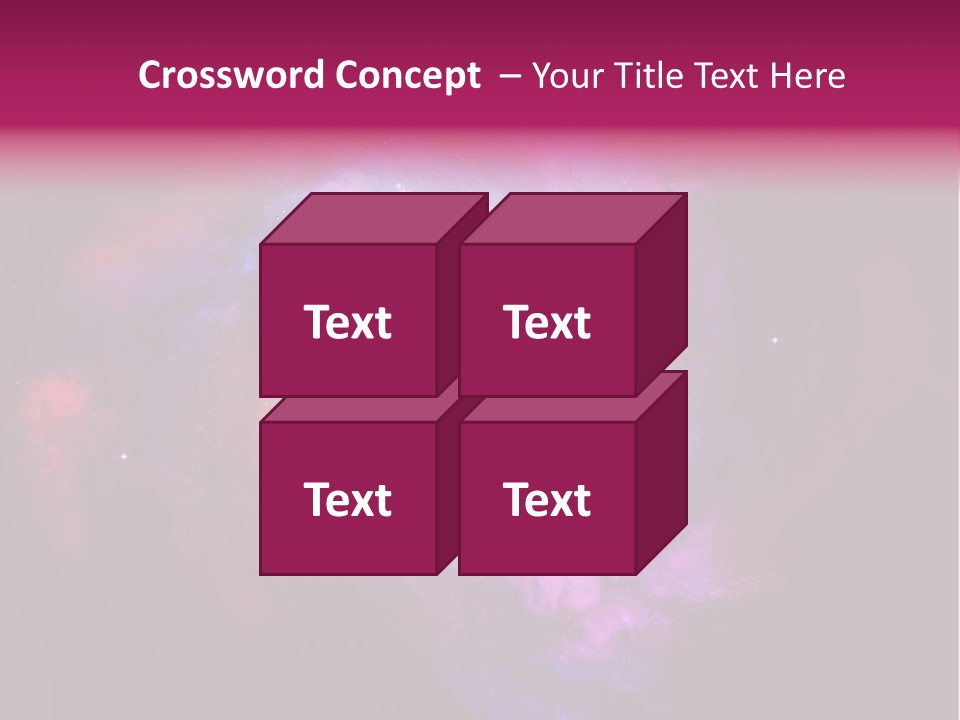 Violet Orbit Purple PowerPoint Template
