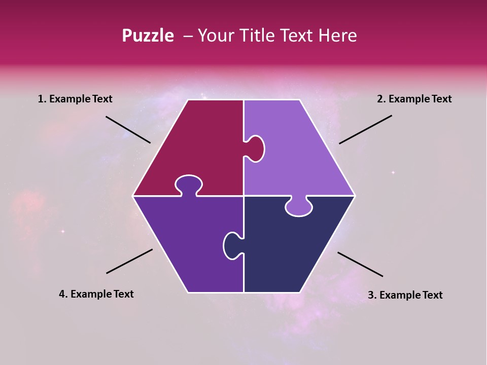 Violet Orbit Purple PowerPoint Template