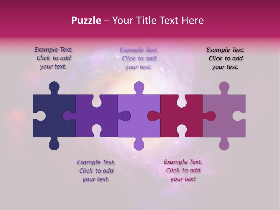 Violet Orbit Purple PowerPoint Template