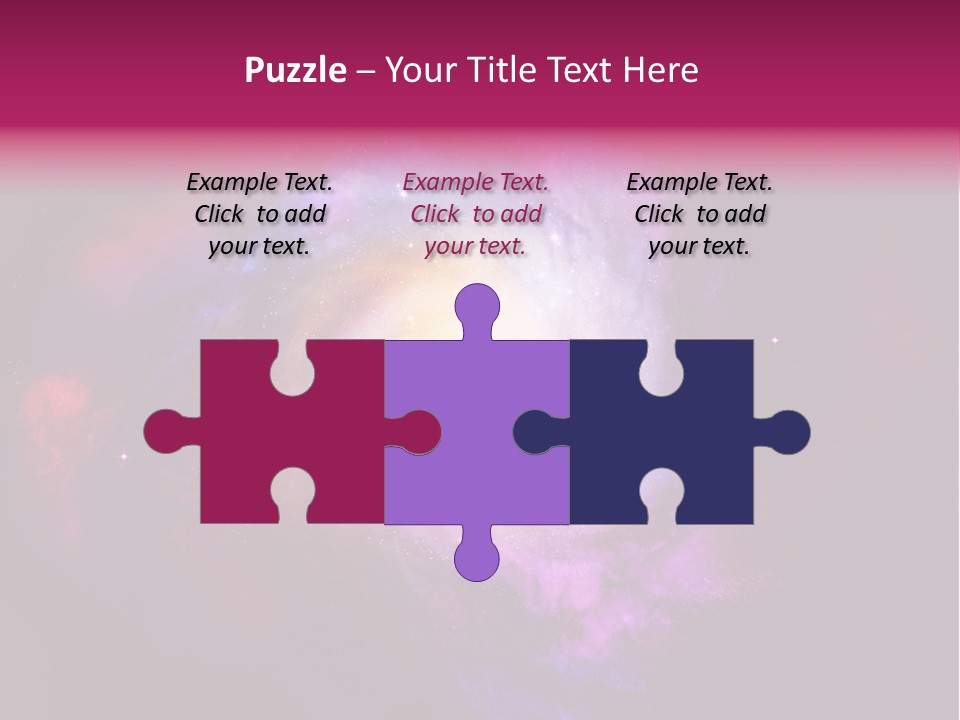 Violet Orbit Purple PowerPoint Template