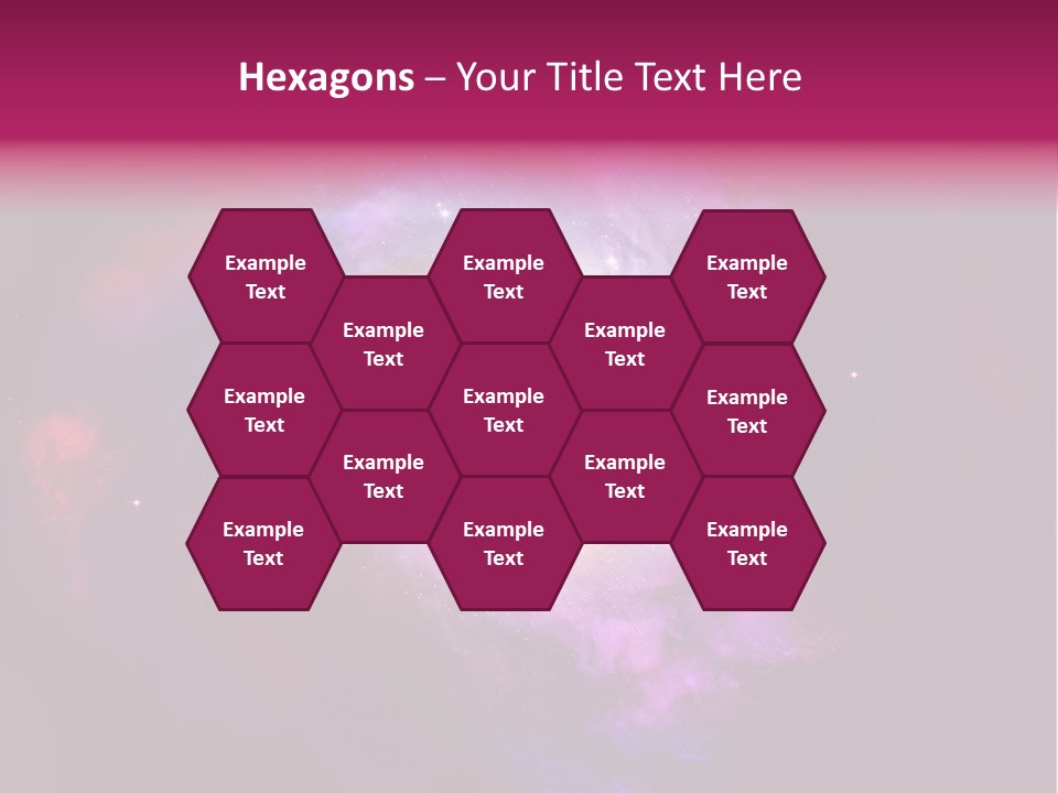 Violet Orbit Purple PowerPoint Template