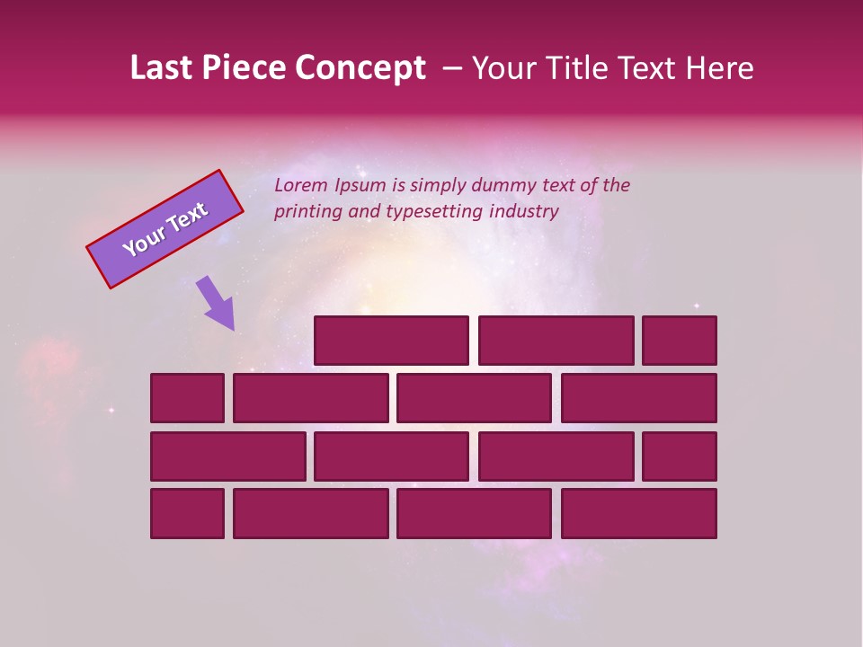 Violet Orbit Purple PowerPoint Template