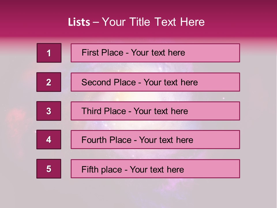 Violet Orbit Purple PowerPoint Template