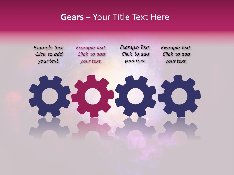 Violet Orbit Purple PowerPoint Template