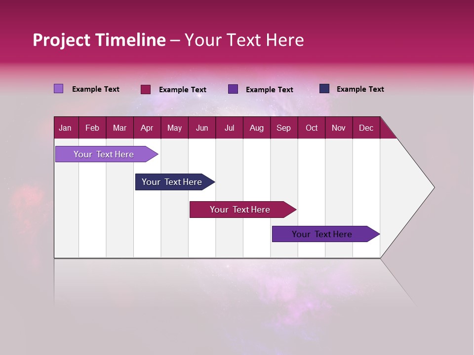Violet Orbit Purple PowerPoint Template