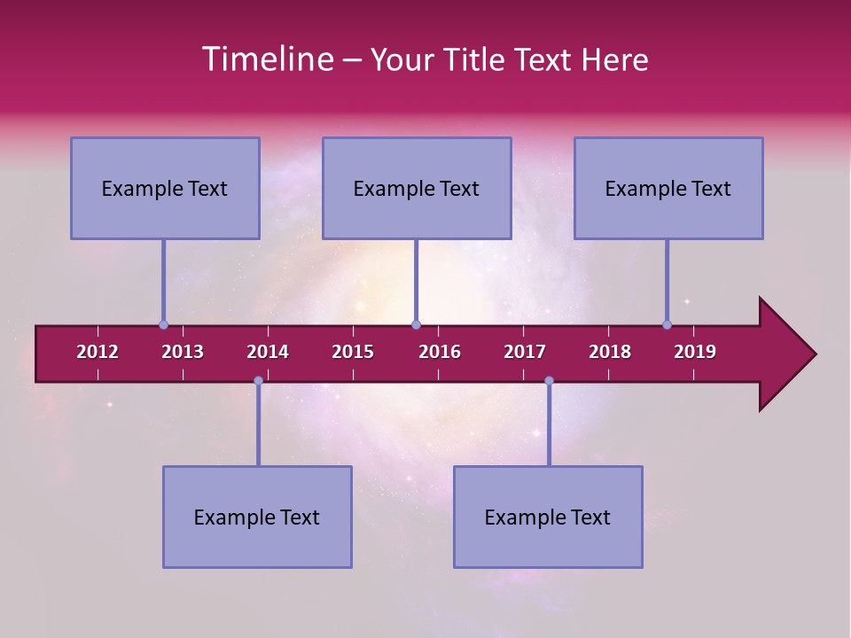 Violet Orbit Purple PowerPoint Template