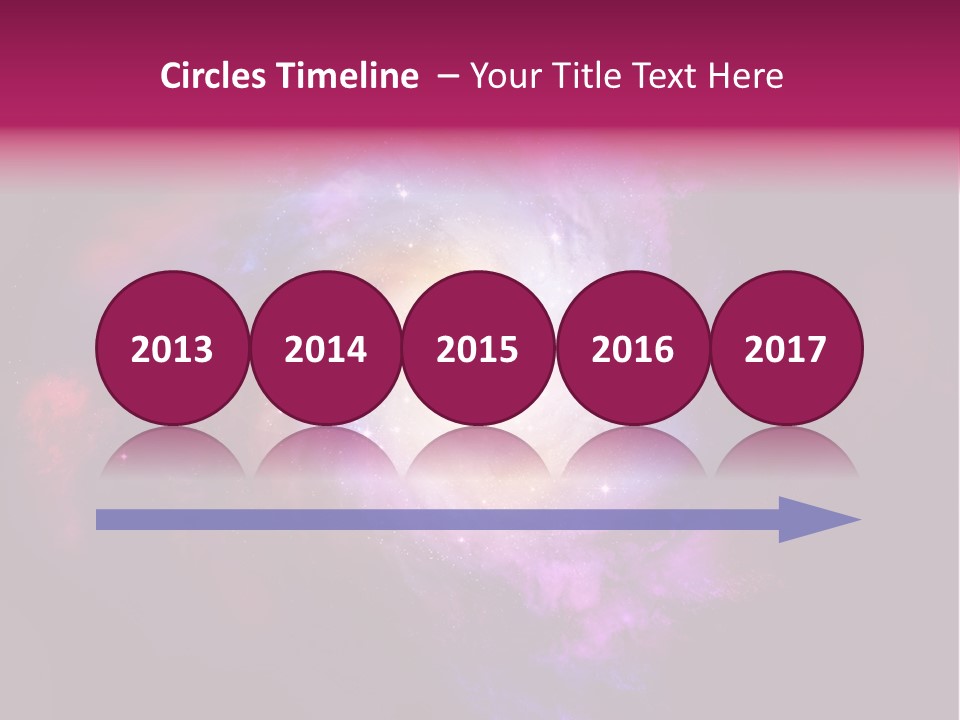 Violet Orbit Purple PowerPoint Template