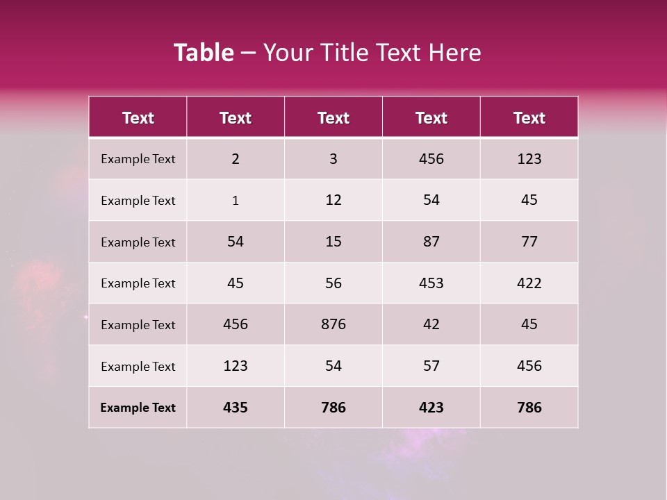 Violet Orbit Purple PowerPoint Template