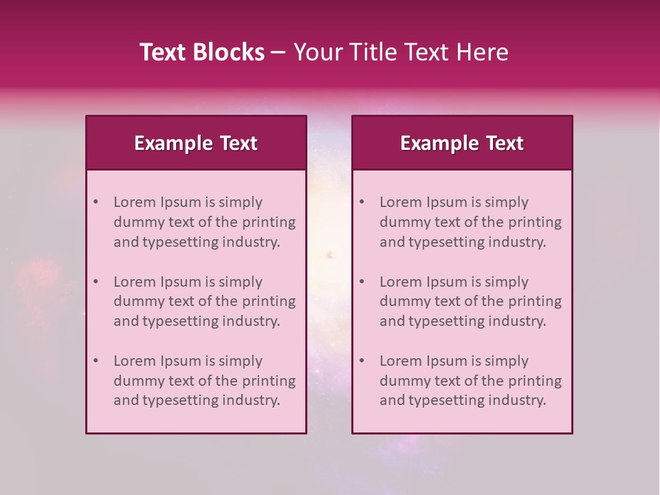 Violet Orbit Purple PowerPoint Template