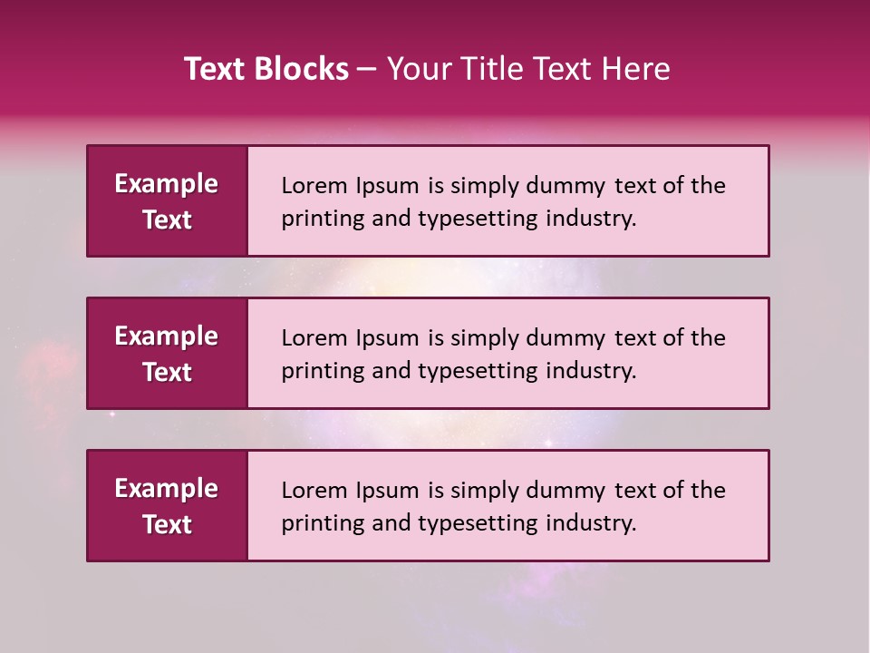 Violet Orbit Purple PowerPoint Template