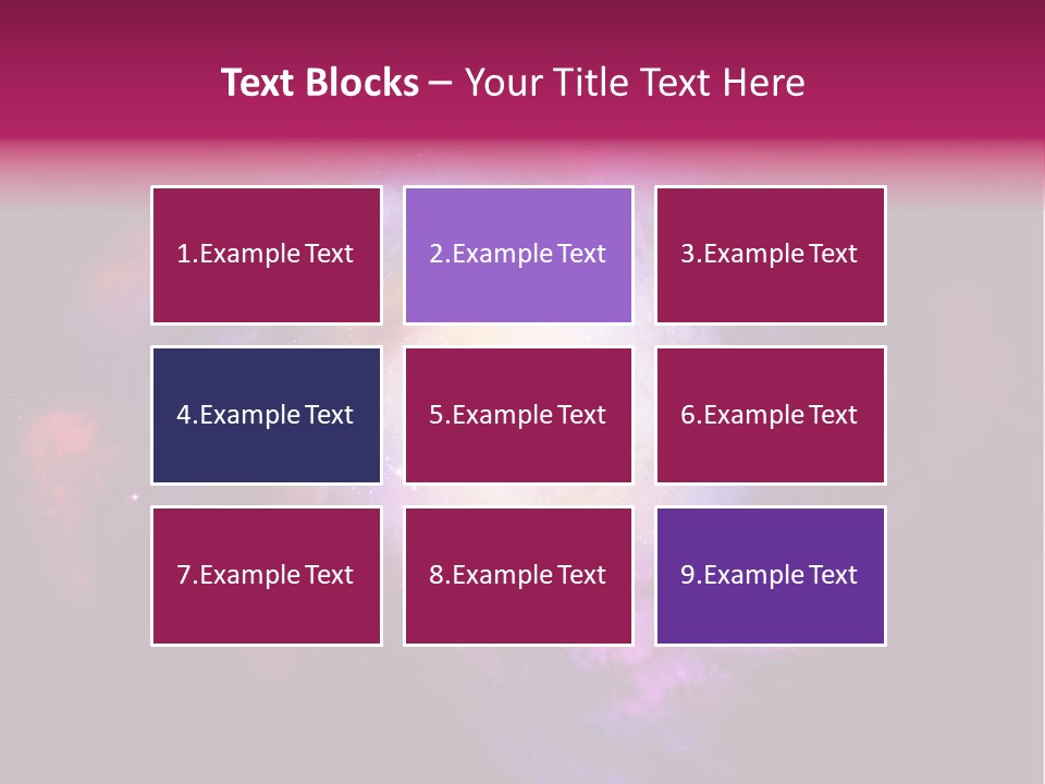 Violet Orbit Purple PowerPoint Template