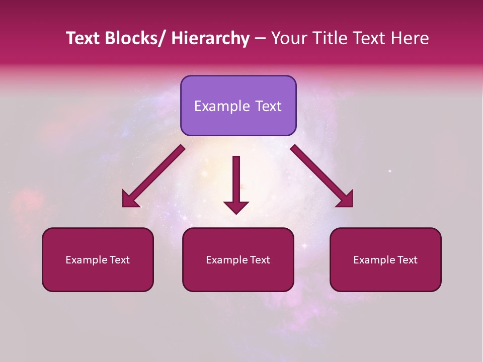 Violet Orbit Purple PowerPoint Template