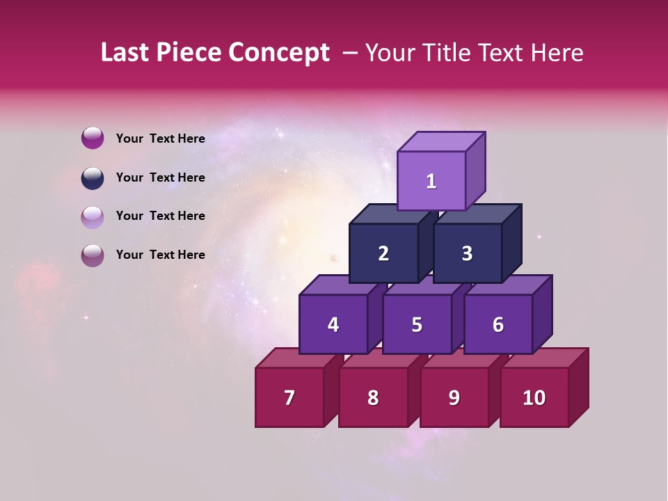 Violet Orbit Purple PowerPoint Template