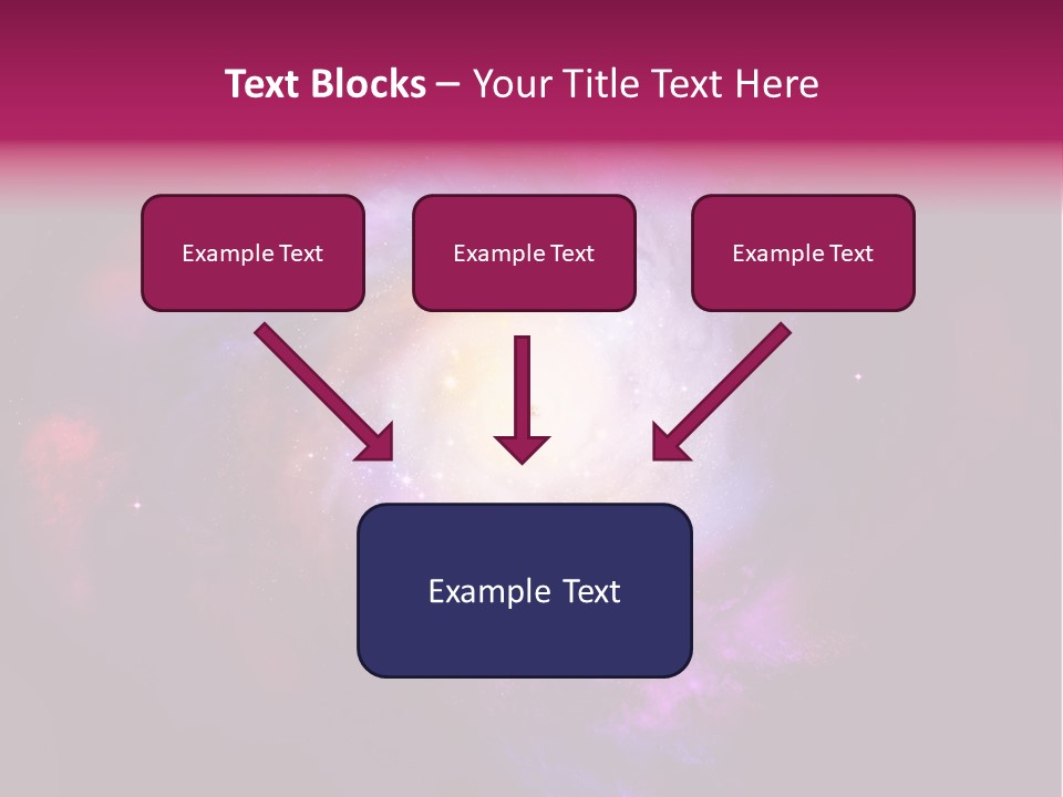 Violet Orbit Purple PowerPoint Template