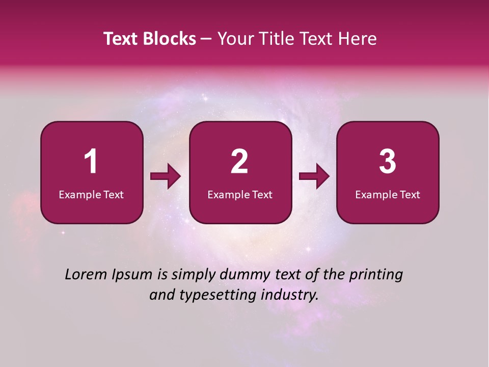 Violet Orbit Purple PowerPoint Template