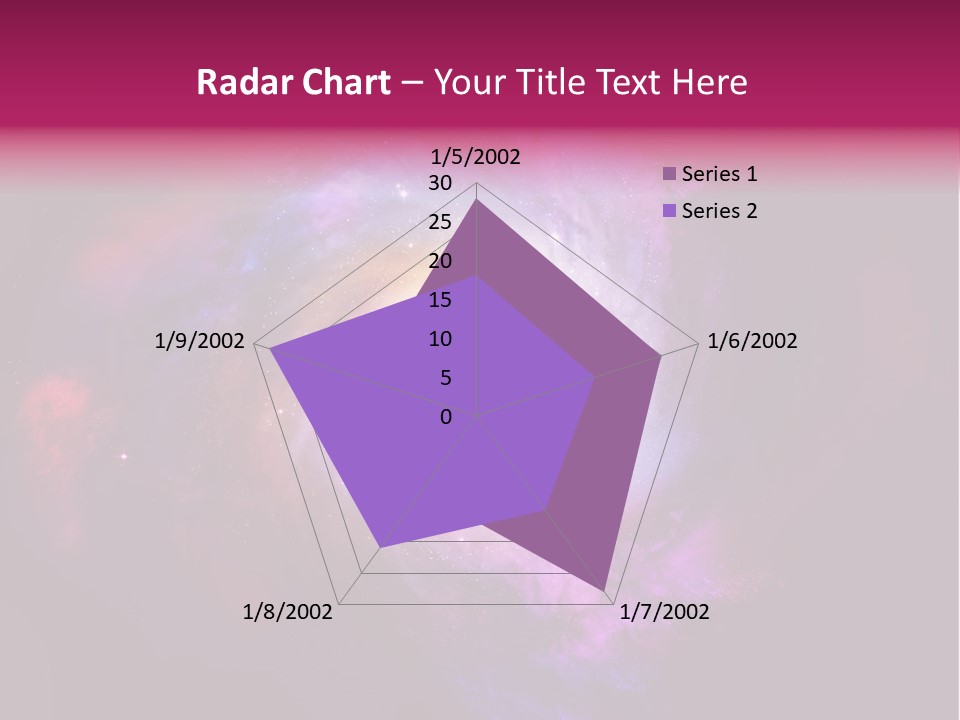 Violet Orbit Purple PowerPoint Template