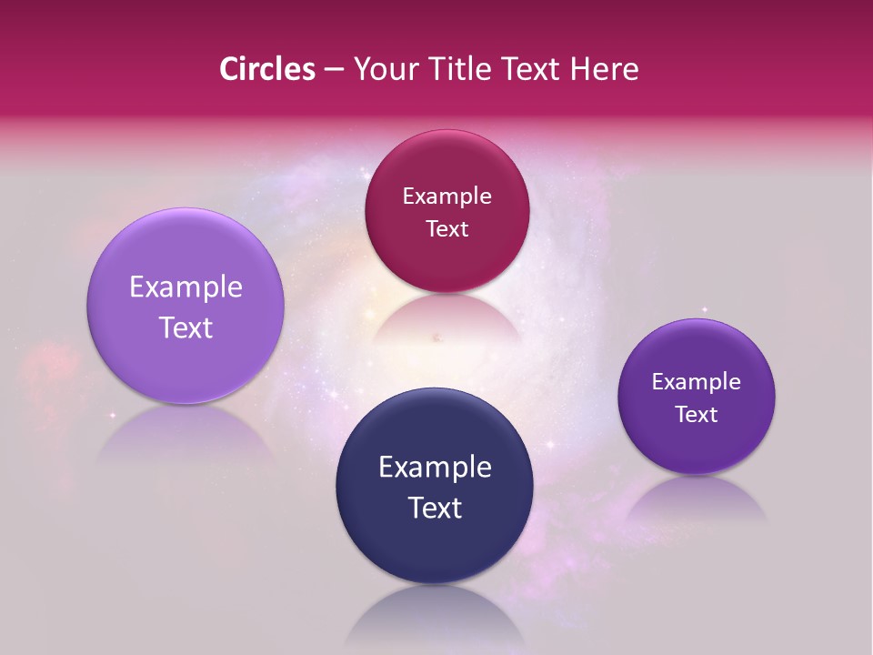 Violet Orbit Purple PowerPoint Template