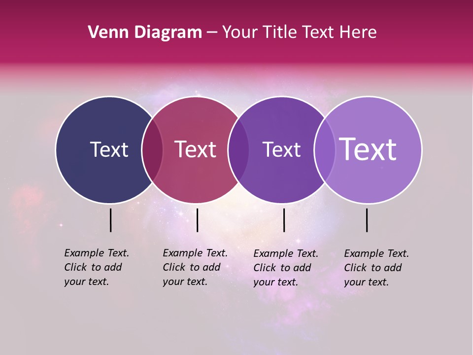 Violet Orbit Purple PowerPoint Template