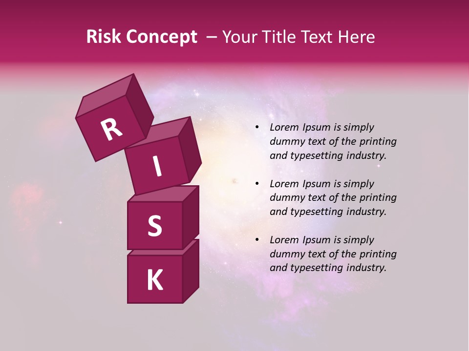 Violet Orbit Purple PowerPoint Template