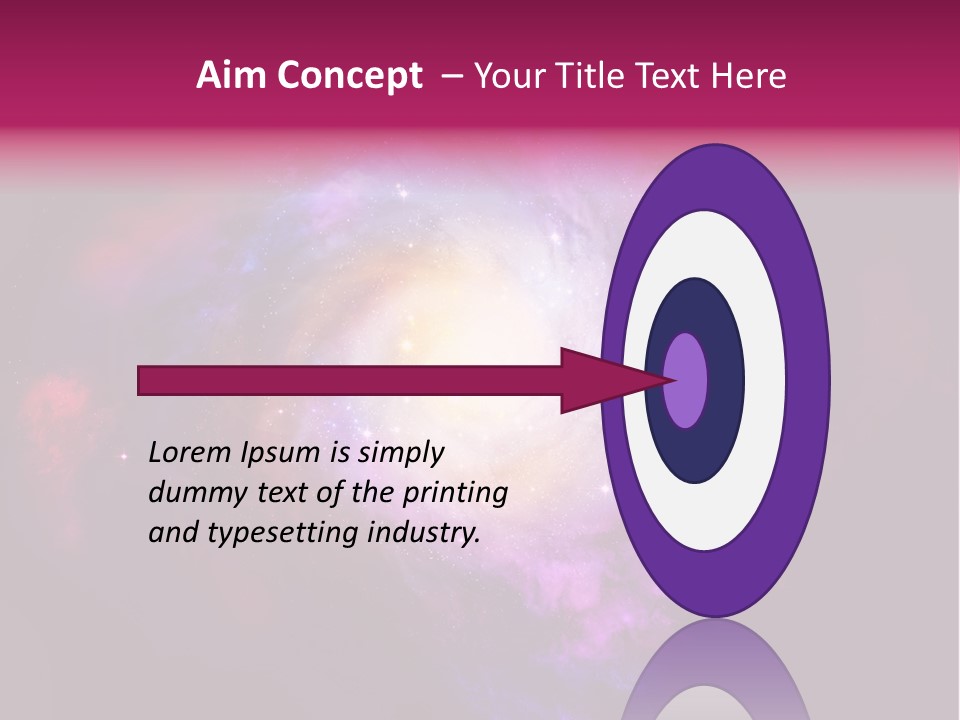 Violet Orbit Purple PowerPoint Template