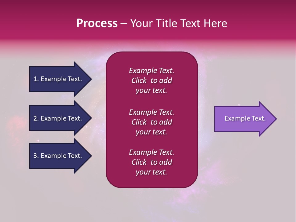 Violet Orbit Purple PowerPoint Template