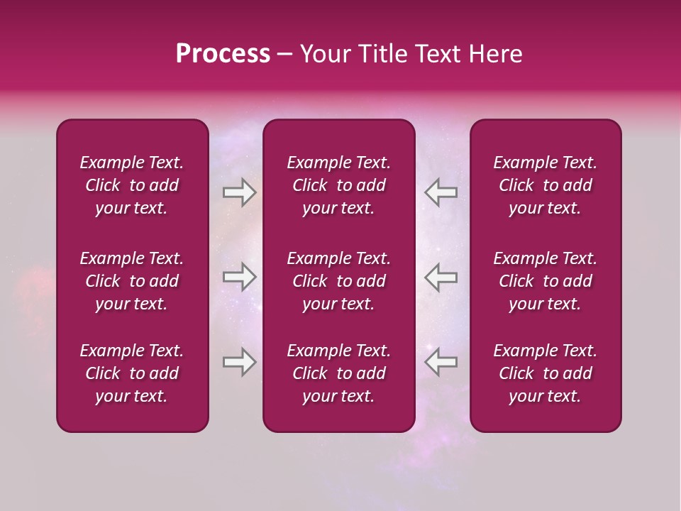 Violet Orbit Purple PowerPoint Template