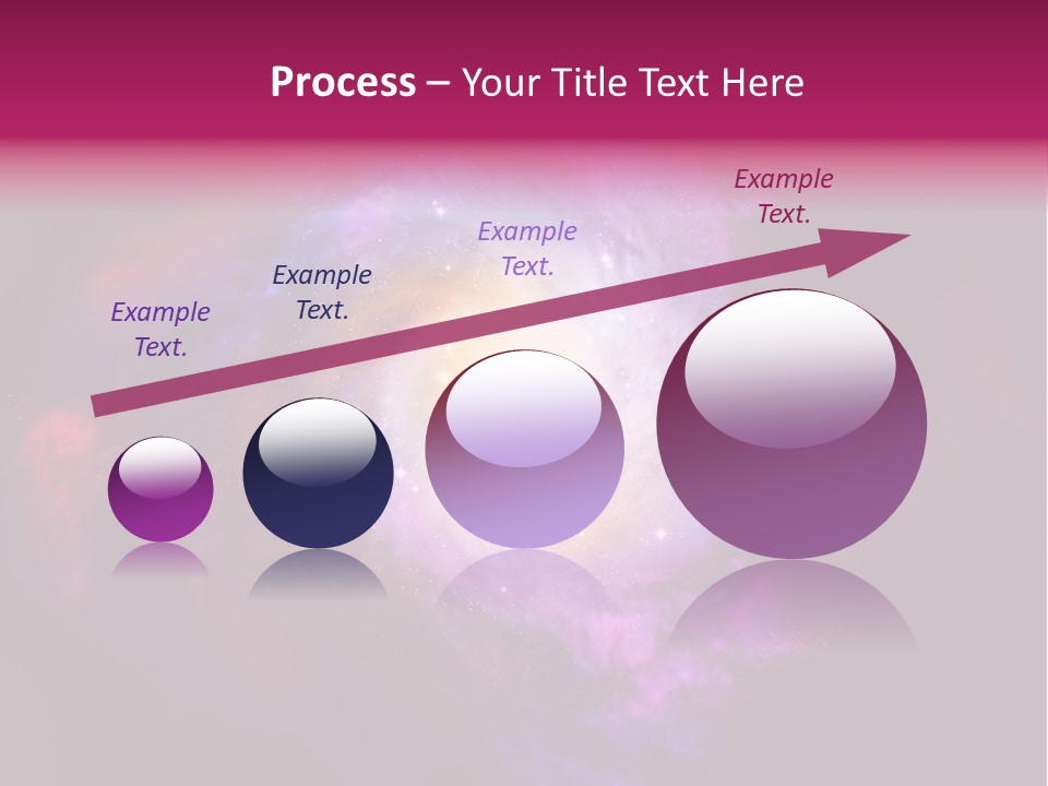 Violet Orbit Purple PowerPoint Template