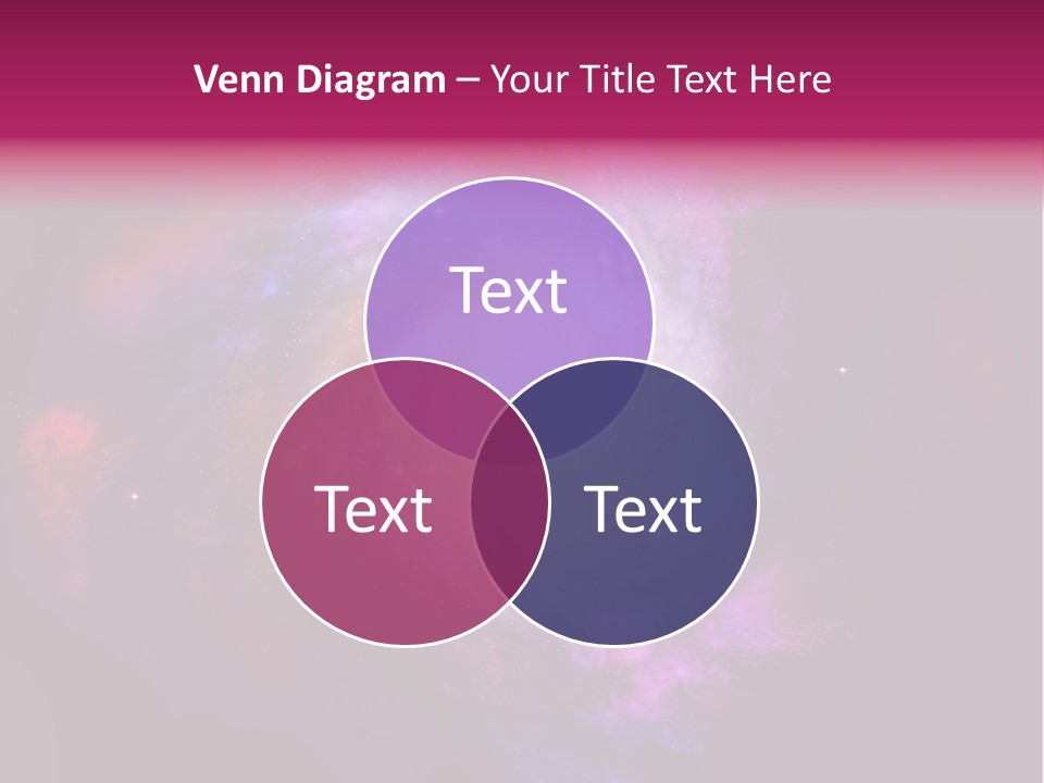 Violet Orbit Purple PowerPoint Template