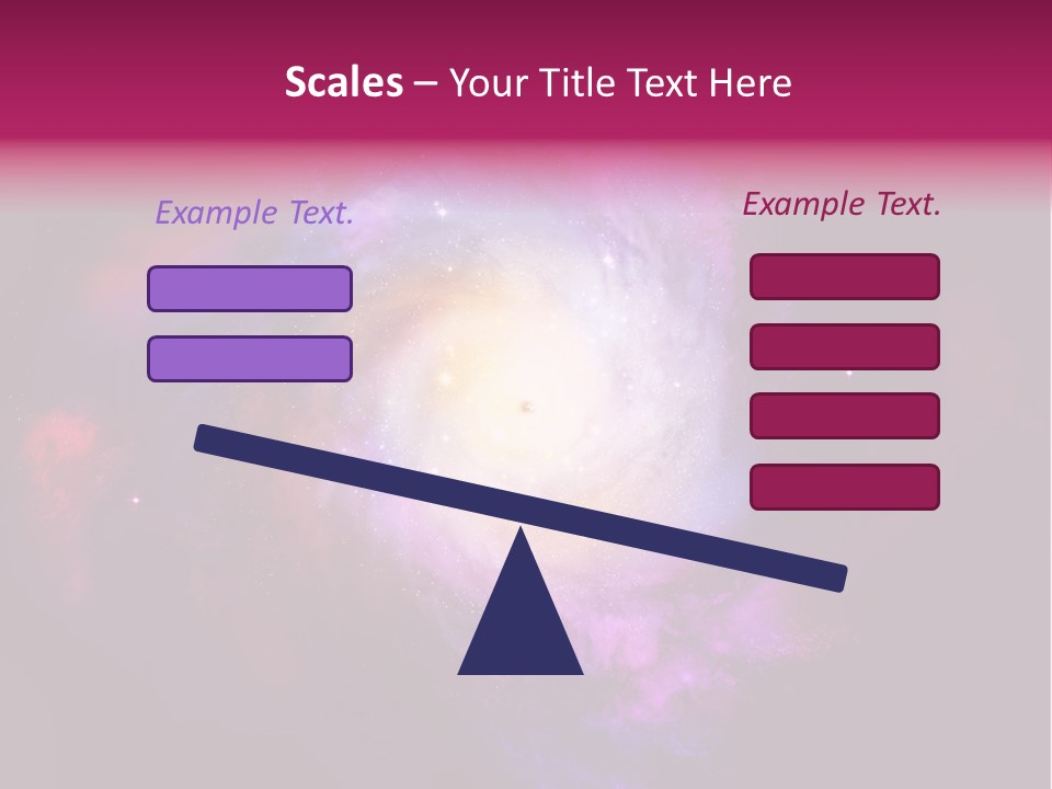 Violet Orbit Purple PowerPoint Template