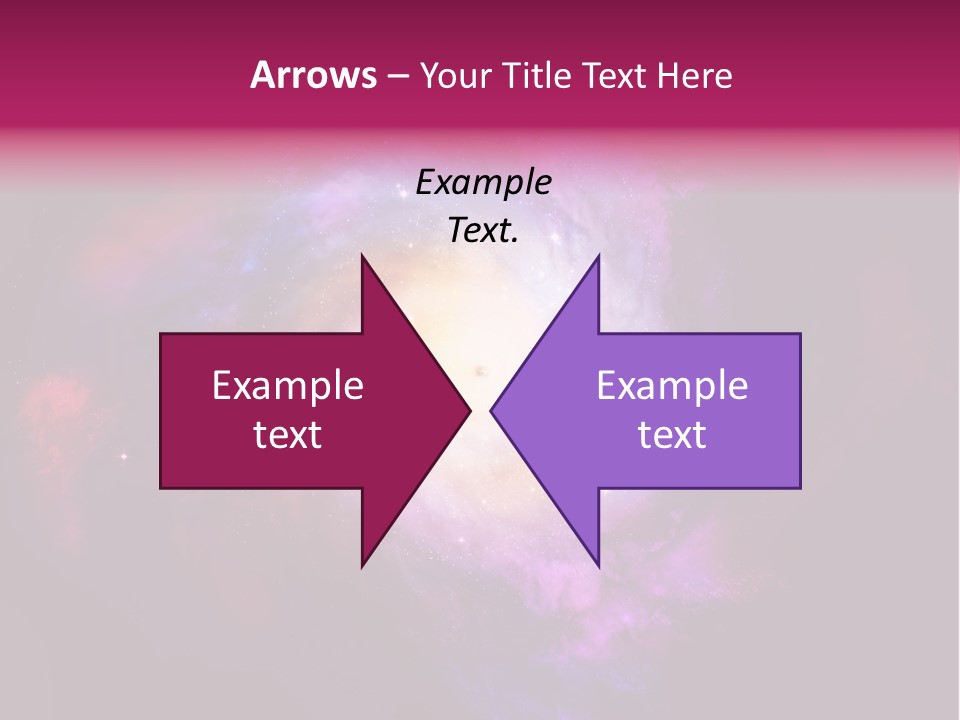 Violet Orbit Purple PowerPoint Template