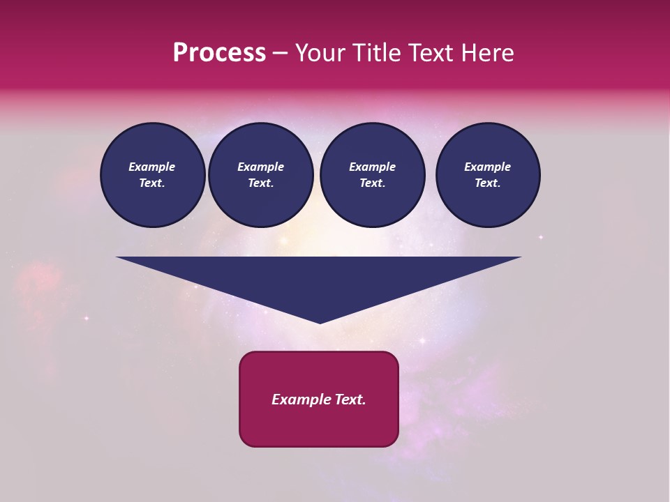 Violet Orbit Purple PowerPoint Template