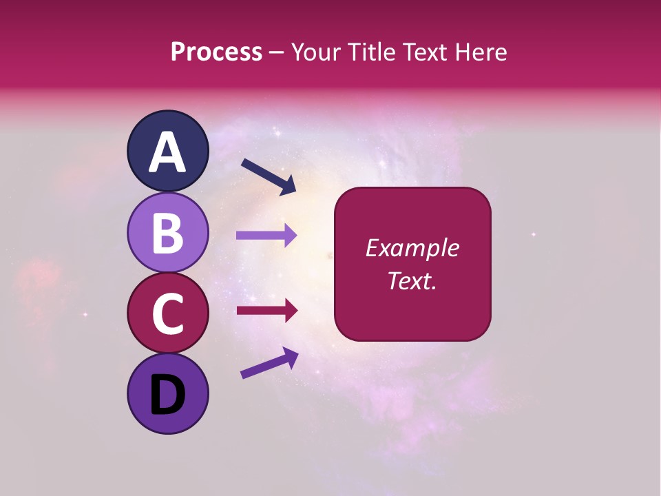 Violet Orbit Purple PowerPoint Template