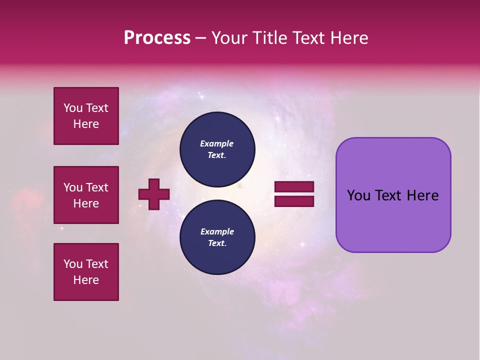 Violet Orbit Purple PowerPoint Template