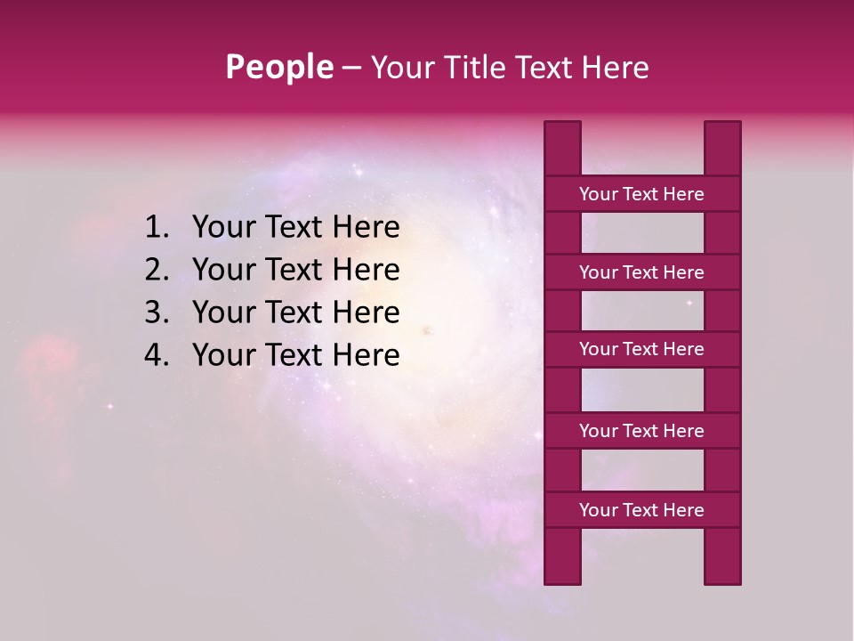 Violet Orbit Purple PowerPoint Template