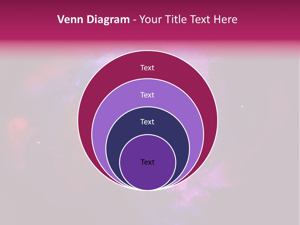 Violet Orbit Purple PowerPoint Template