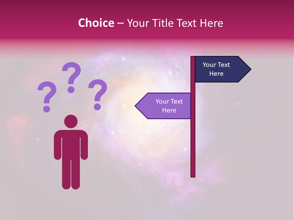 Violet Orbit Purple PowerPoint Template