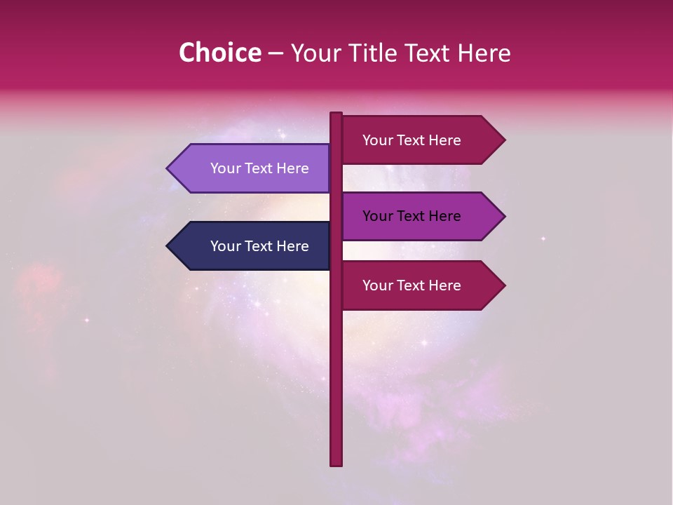 Violet Orbit Purple PowerPoint Template