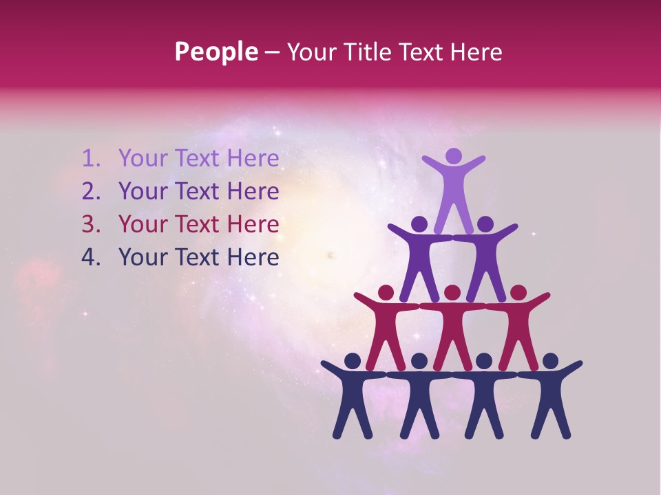 Violet Orbit Purple PowerPoint Template