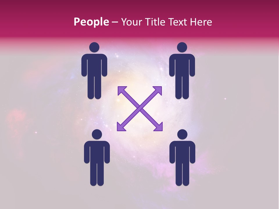 Violet Orbit Purple PowerPoint Template