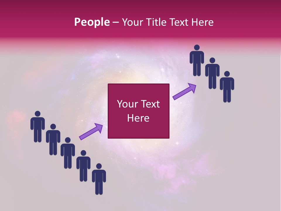 Violet Orbit Purple PowerPoint Template