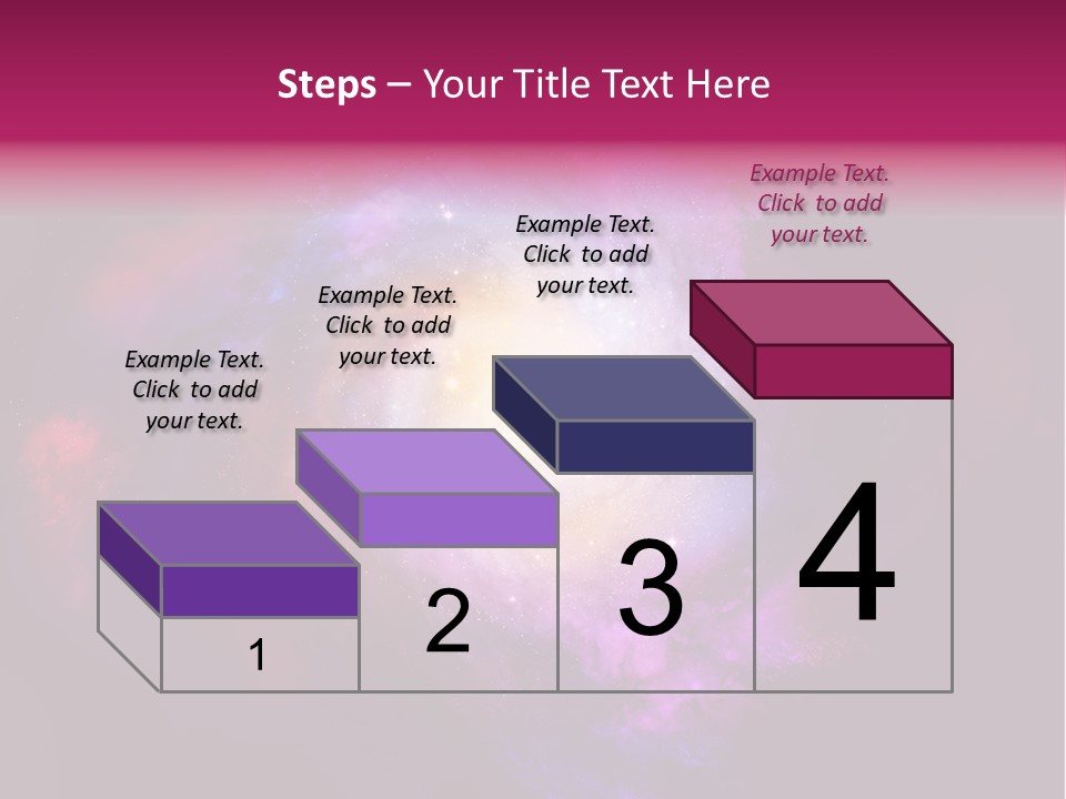Violet Orbit Purple PowerPoint Template