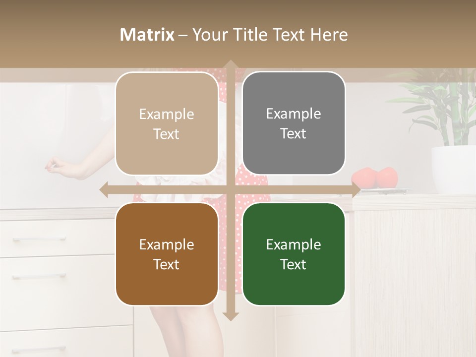 Young Cheerful Pin Up PowerPoint Template