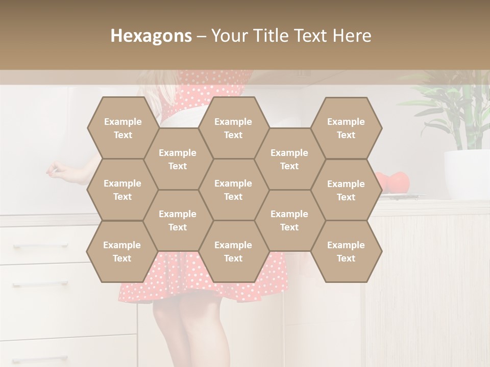 Young Cheerful Pin Up PowerPoint Template