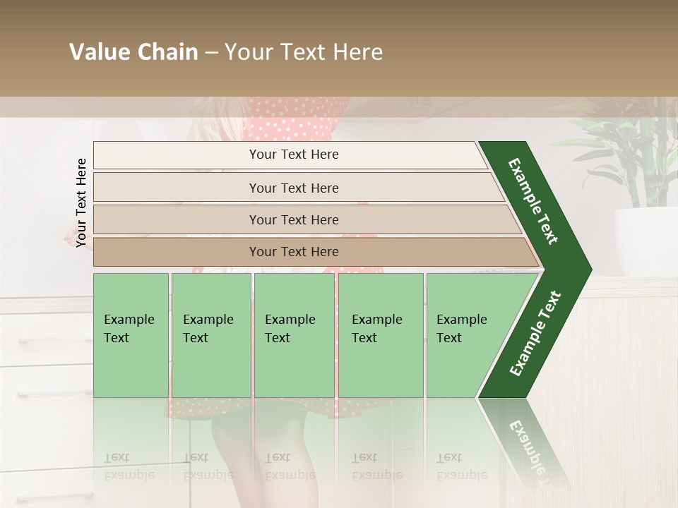 Young Cheerful Pin Up PowerPoint Template