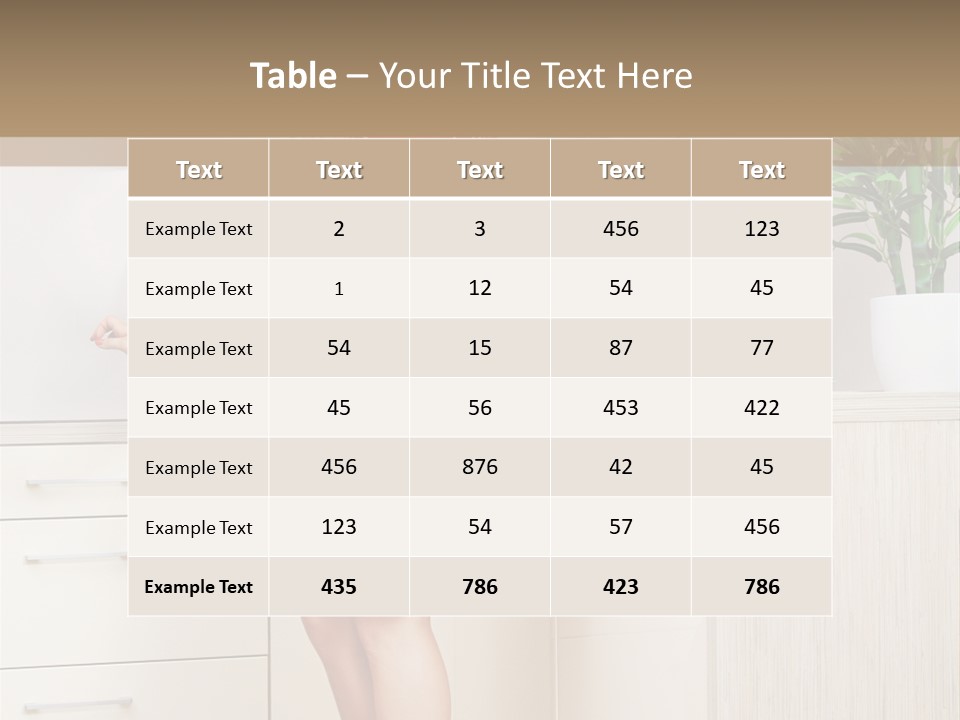Young Cheerful Pin Up PowerPoint Template