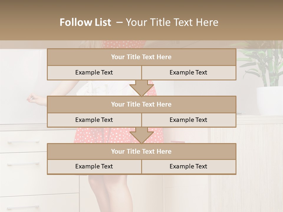 Young Cheerful Pin Up PowerPoint Template