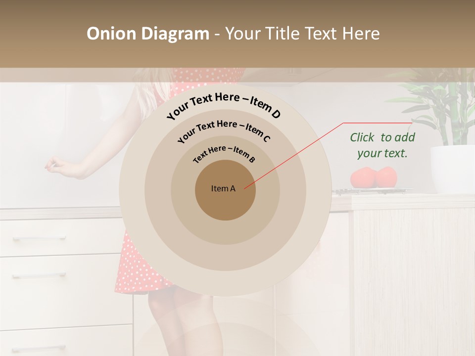 Young Cheerful Pin Up PowerPoint Template