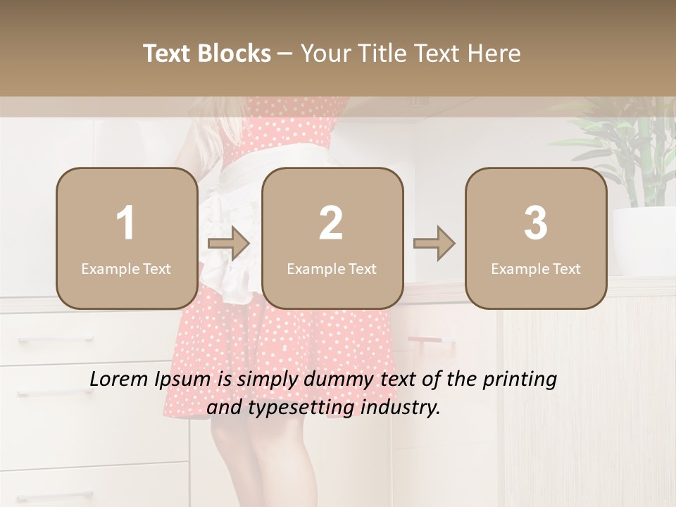 Young Cheerful Pin Up PowerPoint Template