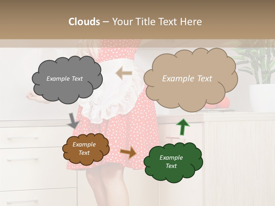 Young Cheerful Pin Up PowerPoint Template